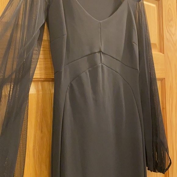 Chiara Boni Size 8 Black Mermaid Dress on Queenly