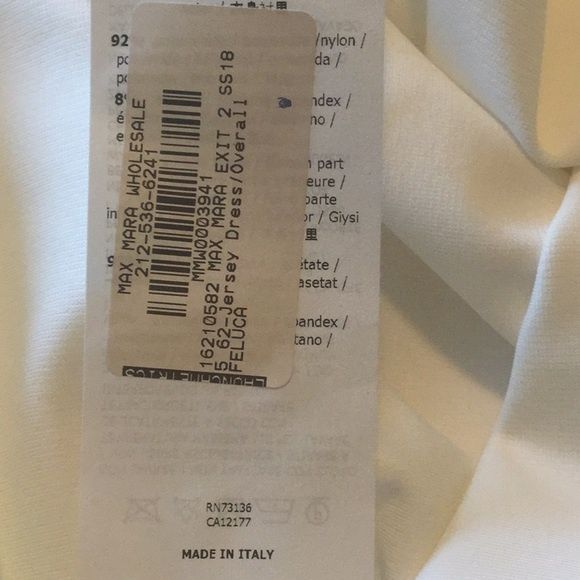 MaxMara Size 8 White Cocktail Dress on Queenly