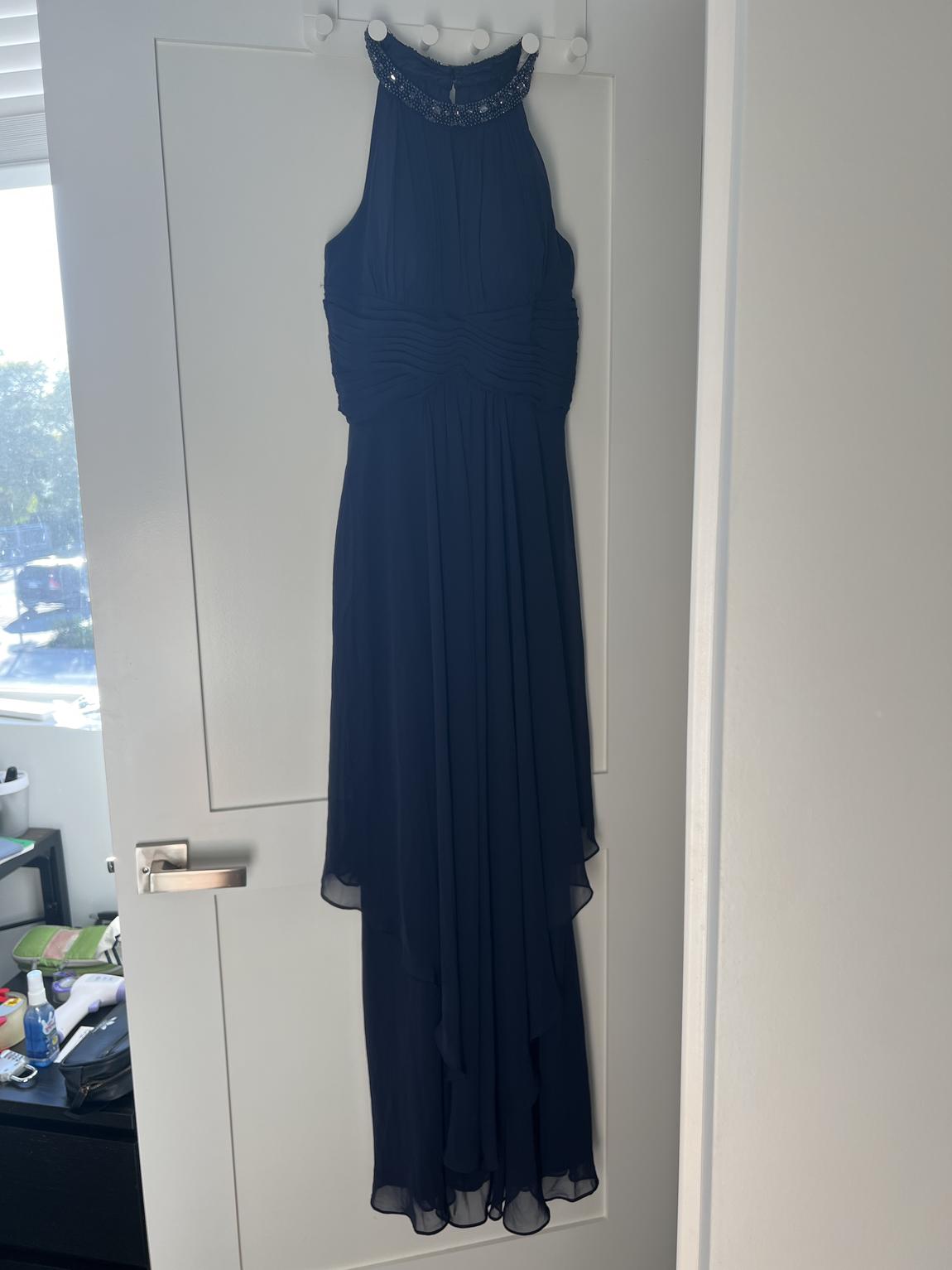 Eliza J Size 6 Prom Blue Ball Gown on Queenly