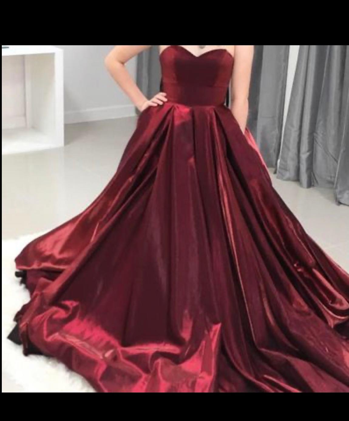 Sherri Hill Size 2 Red Ball Gown on Queenly