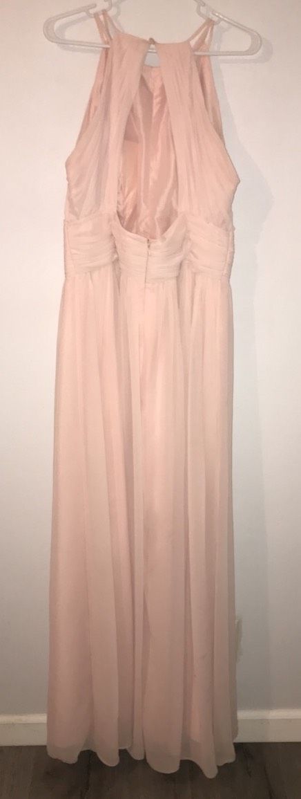 Bill Levkoff Plus Size 20 Bridesmaid Coral Floor Length Maxi on Queenly