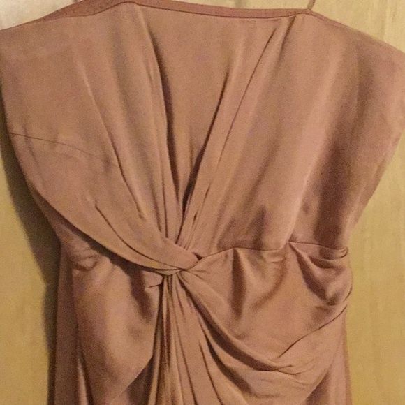 A.L.C. Size 12 Strapless Nude Cocktail Dress on Queenly