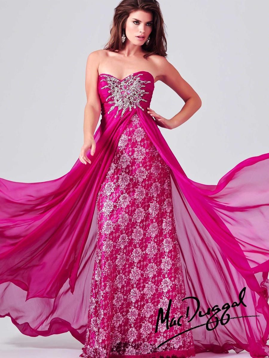 Style 78437M Mac Duggal Size 0 Prom Sequined Hot Pink A-line Dress on Queenly