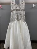 Style 65879M Mac Duggal Size 14 Pageant White Mermaid Dress on Queenly