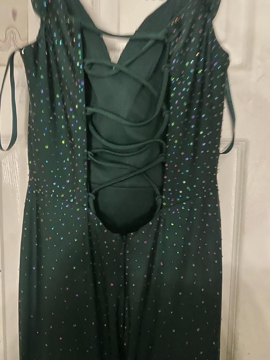 Madeline Gardner Size 2 Prom Green Mermaid Dress on Queenly