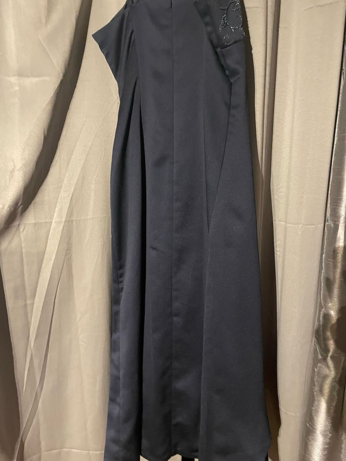 Plus Size 16 Prom Blue Side Slit Dress