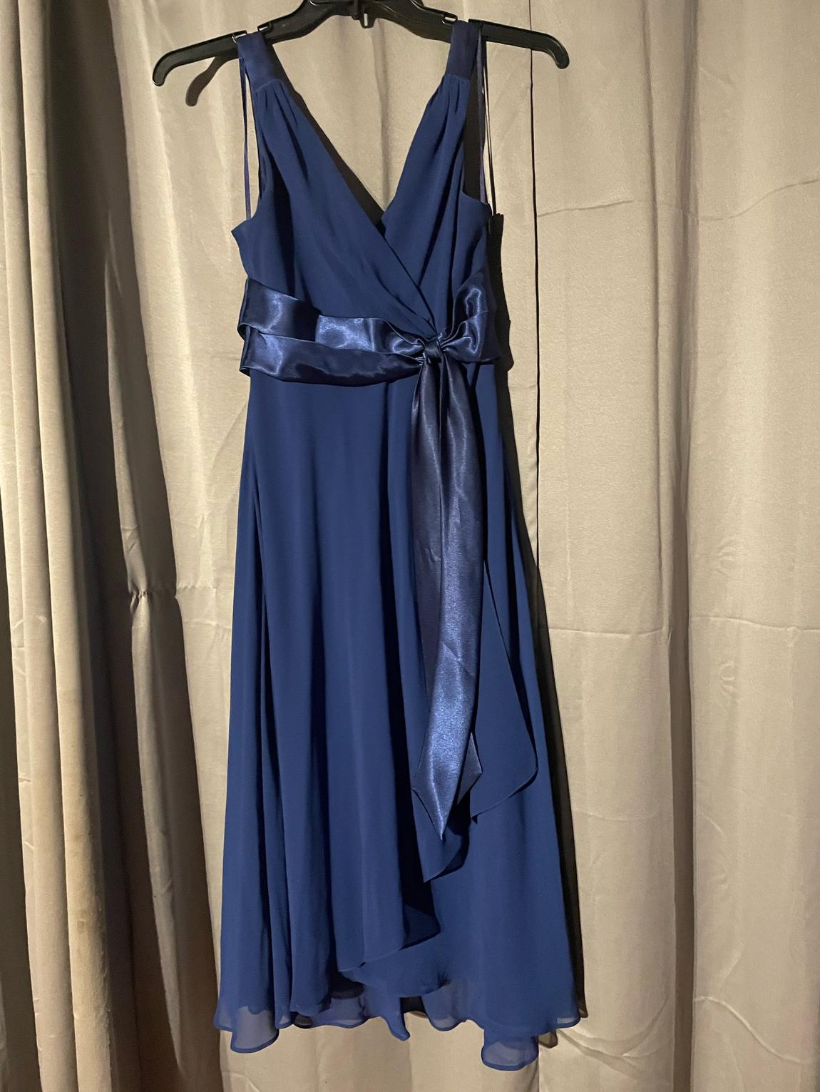 Size 10 Wedding Guest Royal Blue Floor Length Maxi on Queenly