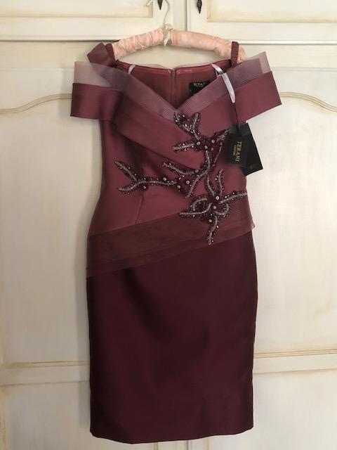 Terani Size 12 Purple Cocktail Dress on Queenly