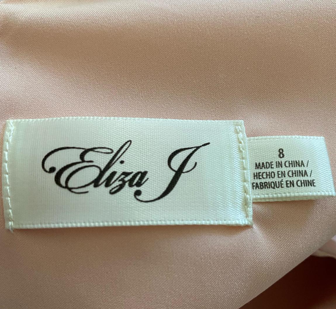 Eliza J Size 8 Pink Side Slit Dress on Queenly