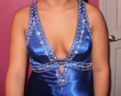 Size 4 Prom Royal Blue Floor Length Maxi on Queenly