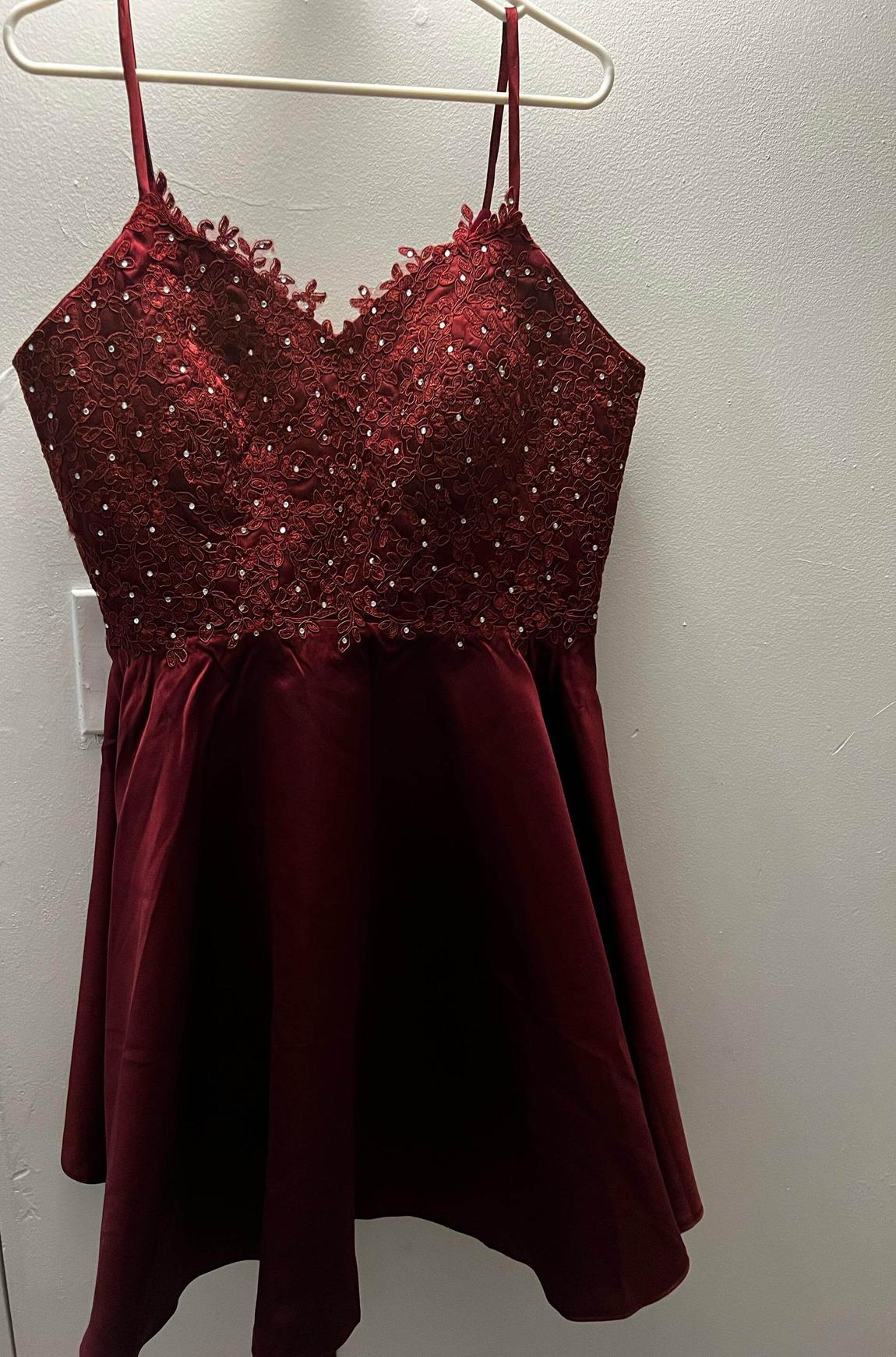 Plus Size 20 Homecoming Red Ball Gown on Queenly