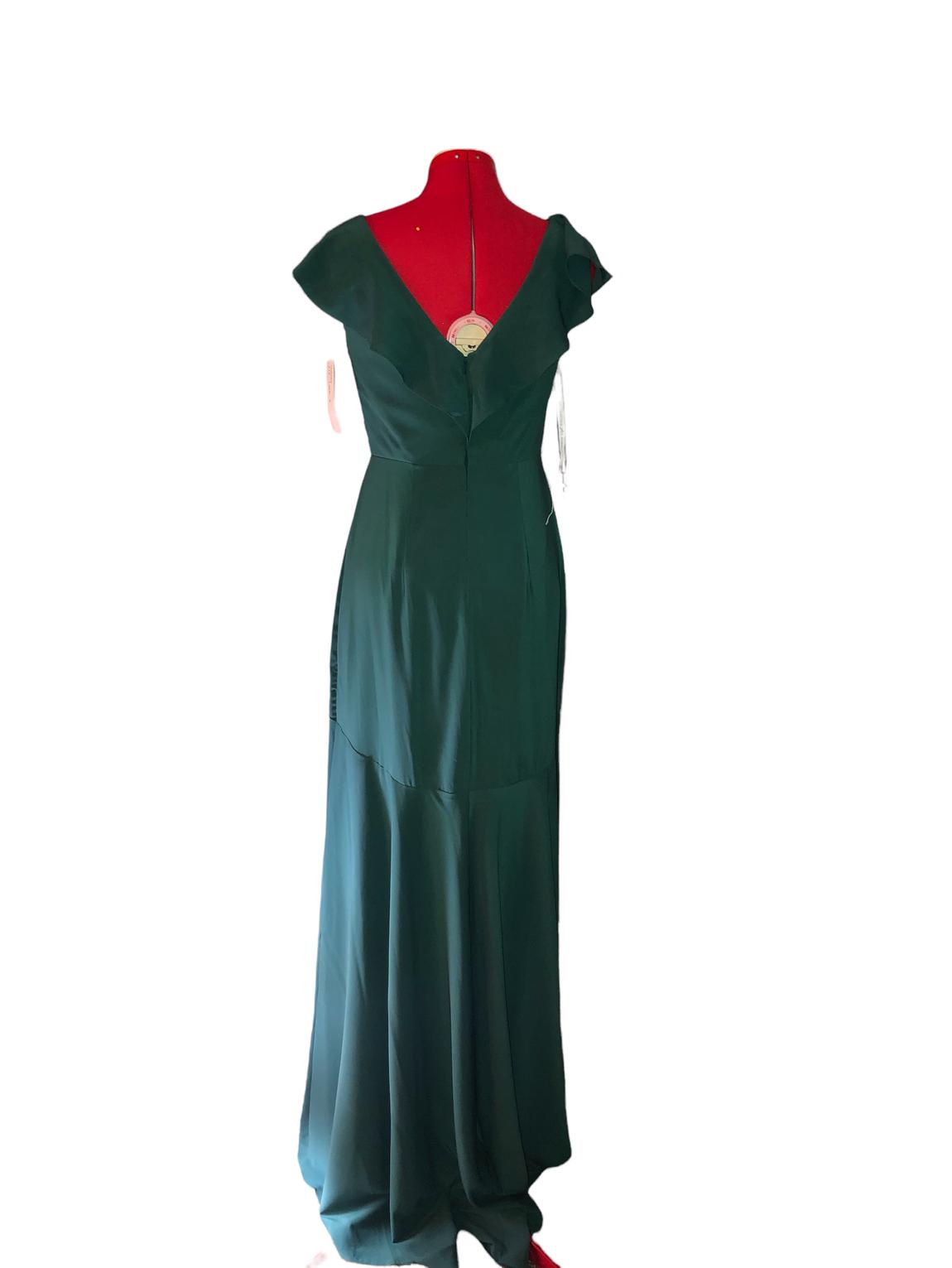 Jenny Yoo Size 6 Prom Emerald Green Floor Length Maxi on Queenly