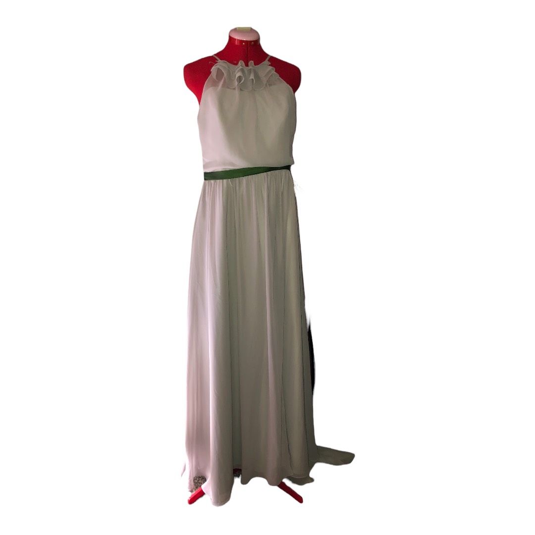 Alfred Angelo Size 12 Green Dress With Train on Queenly