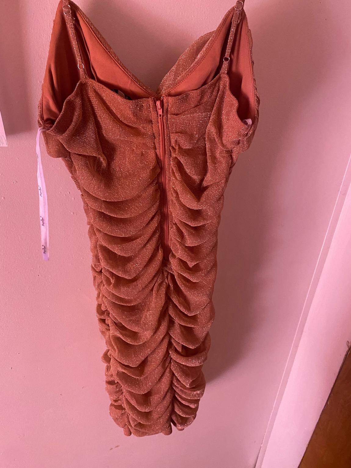 Size 10 Nude Cocktail Dress on Queenly