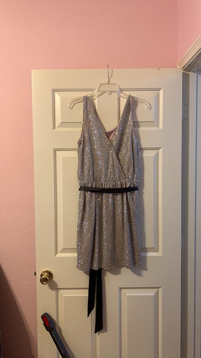 Express Size 4 Bridesmaid Satin Pink Cocktail Dress on Queenly