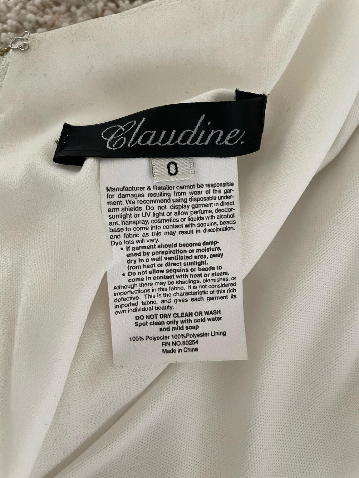 Elaudine Couture Size 0 Off The Shoulder White Mermaid Dress on Queenly