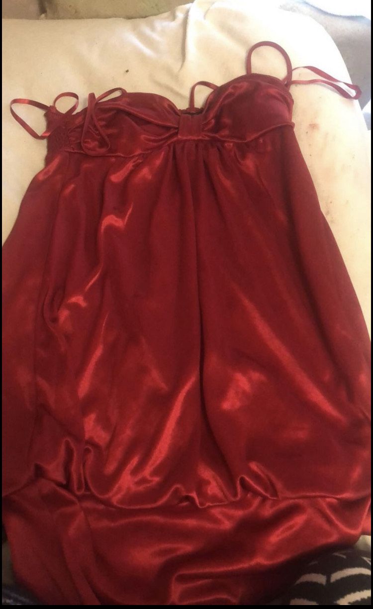 Size 10 Prom Red A-line Dress on Queenly