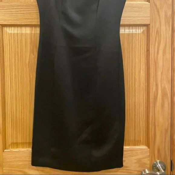 Badgley Mischka Size 6 Pageant Interview Black Cocktail Dress on Queenly