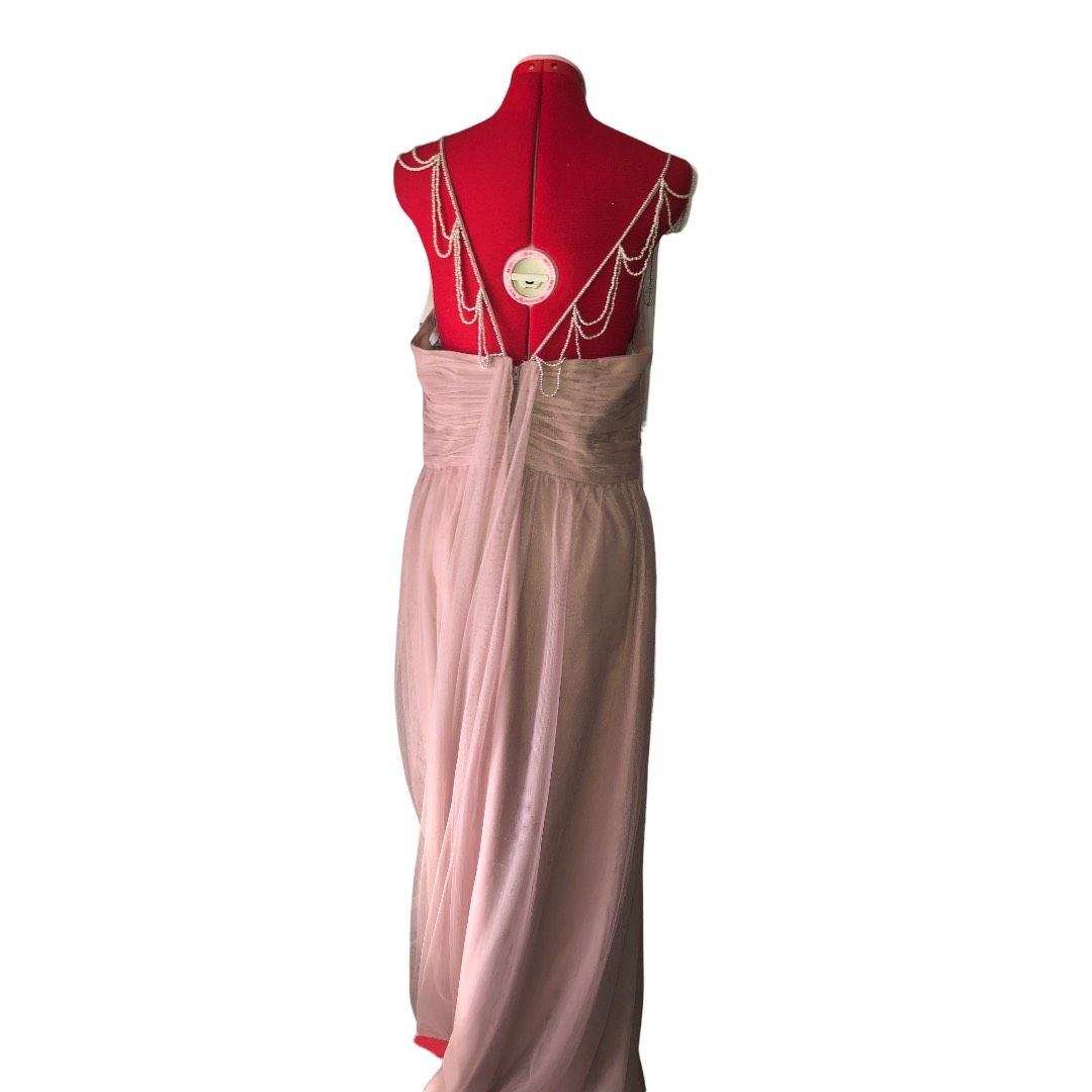 Alfred Angelo Size 14 Bridesmaid Light Pink Floor Length Maxi on Queenly