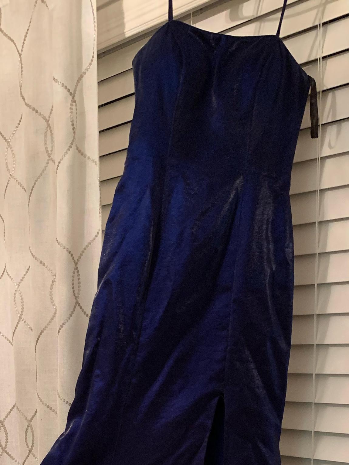 Sherri Hill Size 0 Blue Mermaid Dress on Queenly