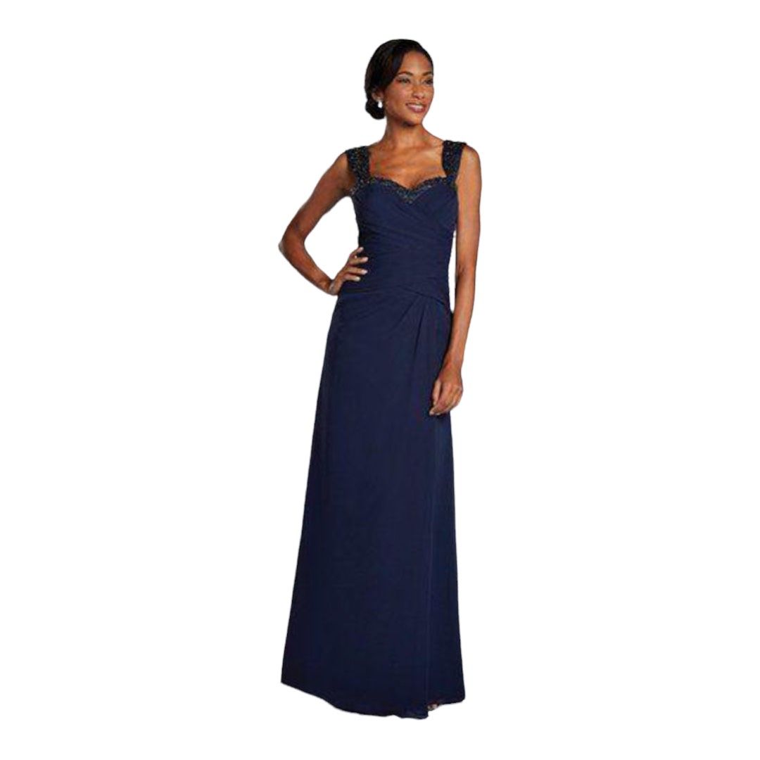 Alfred Angelo Plus Size 16 Blue Floor Length Maxi on Queenly