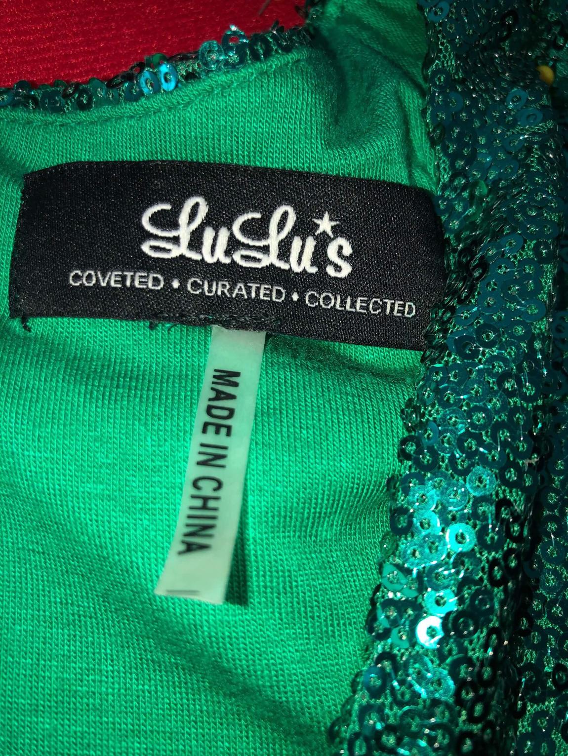 Lulus Size 0 Cap Sleeve Sequined Emerald Green Cocktail Dress on Queenly
