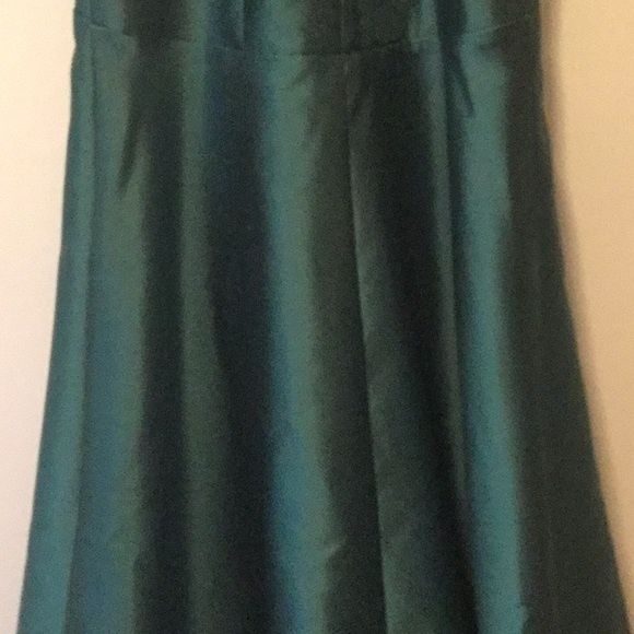 ERIN by Erin Fetherston Size 6 Satin Emerald Green Ball Gown on Queenly