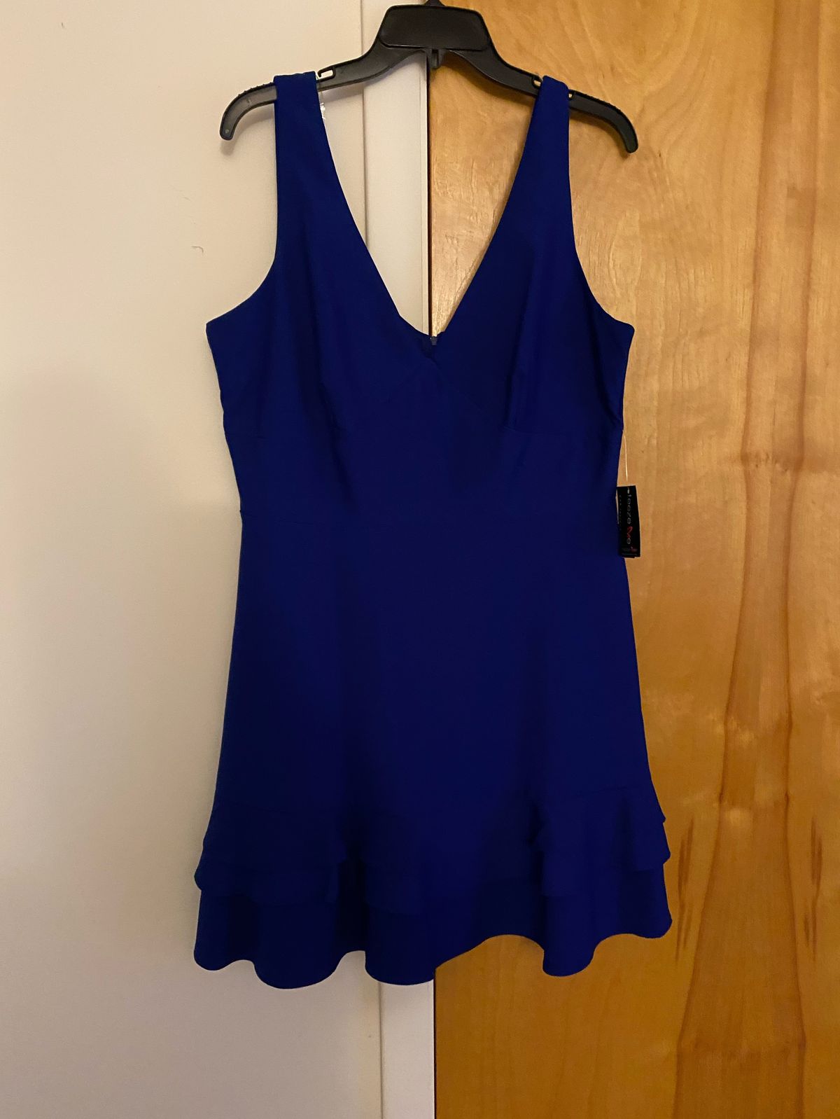 Teeze Me Size 12 Royal Blue A-line Dress on Queenly