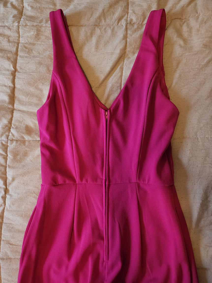 Size 0 Homecoming Pink Formal Jumpsuit on Queenly