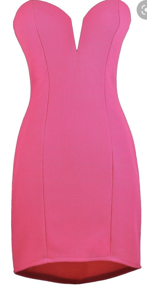 Angela and Alison Plus Size 32 Pink Side Slit Dress on Queenly