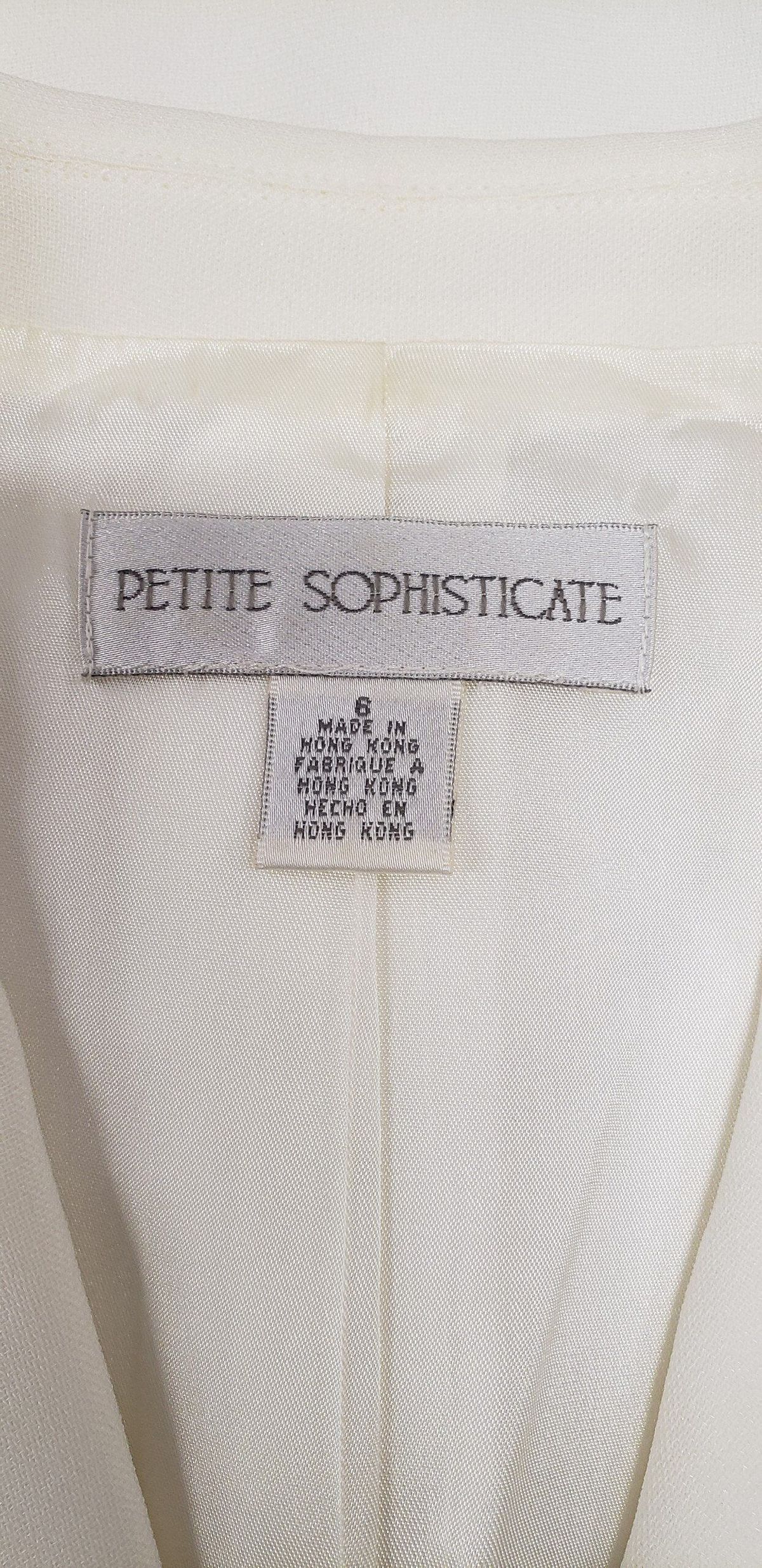Petite Sophisticate Size 6 Pageant Interview White Cocktail Dress on Queenly