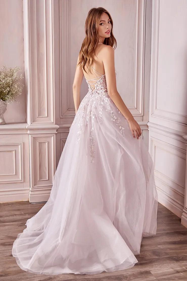 Style A1019 Andrea & Leo Couture Pink Size 8 Floor Length Tulle Floral A-line Dress on Queenly