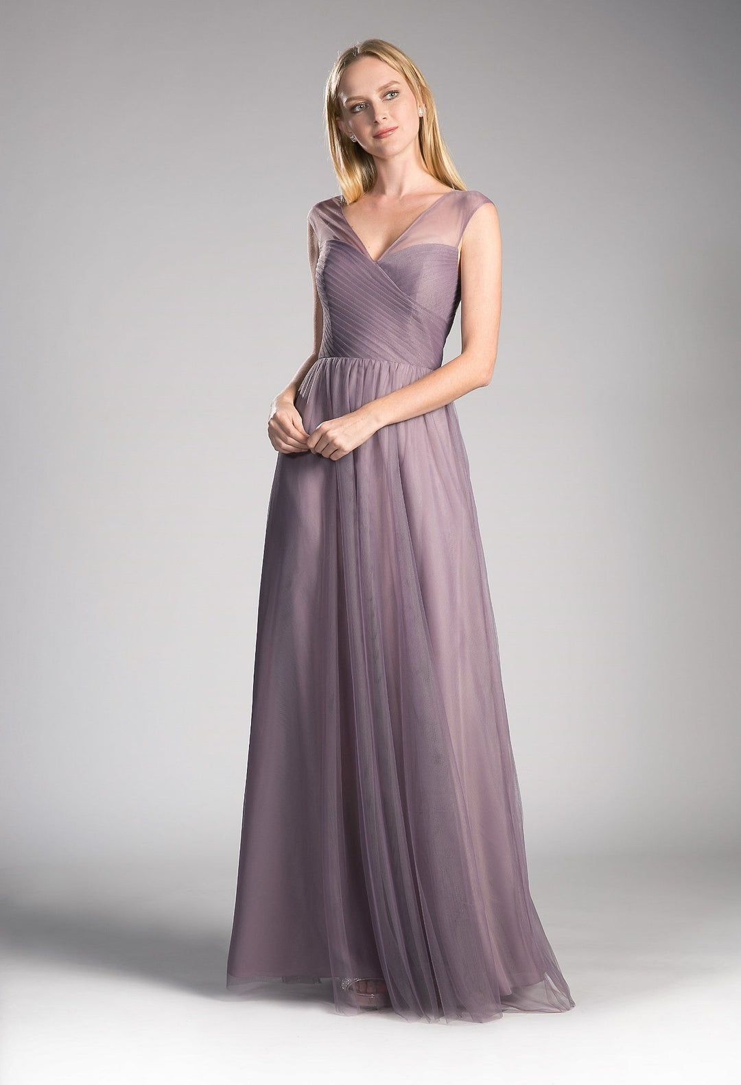 Style ET320 Cinderella Divine Purple Size 18 Tulle A-line Dress on Queenly