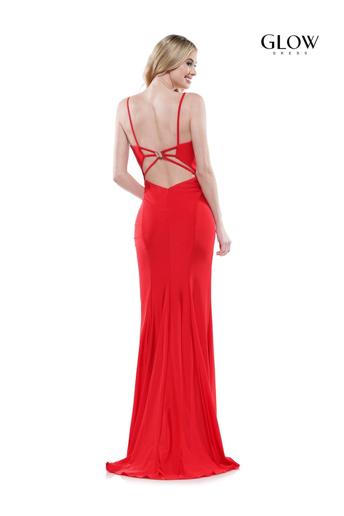 Style G990 Colors Size 6 Red Side Slit Dress on Queenly