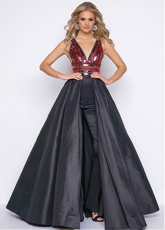 Mac Duggal Size 4 Black Formal Jumpsuit on Queenly