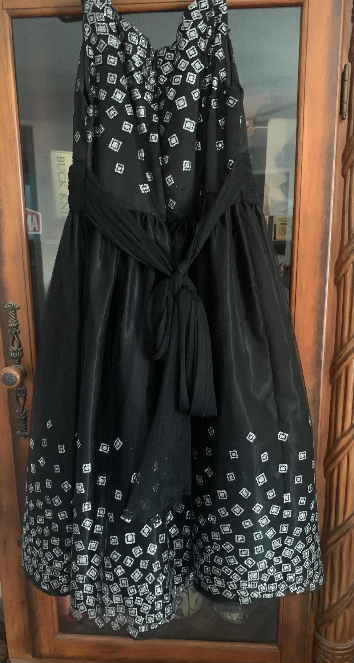Girls Size 12 Black A-line Dress on Queenly