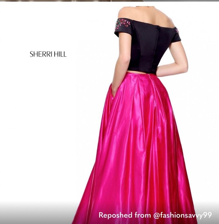 Sherri Hill Size 4 Multicolor Ball Gown on Queenly