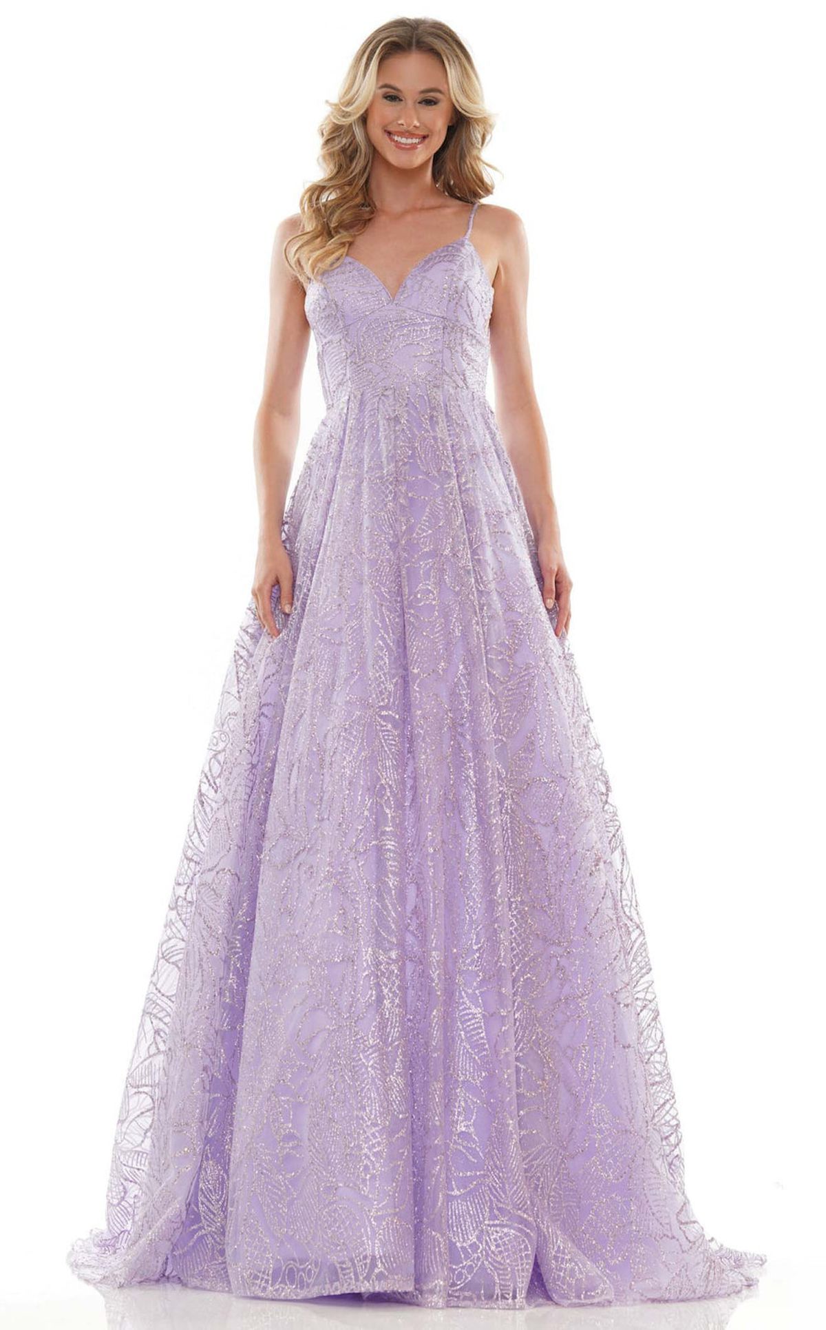 Style Georgia Colors Size 4 Prom Purple Ball Gown on Queenly