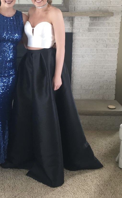 Rachel Allan Size 6 Prom Black Ball Gown on Queenly