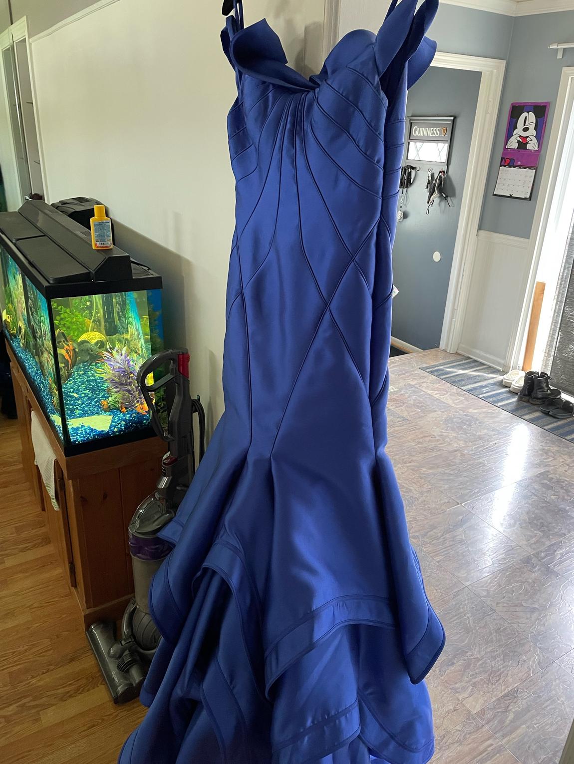Viper Size 6 Blue Mermaid Dress on Queenly