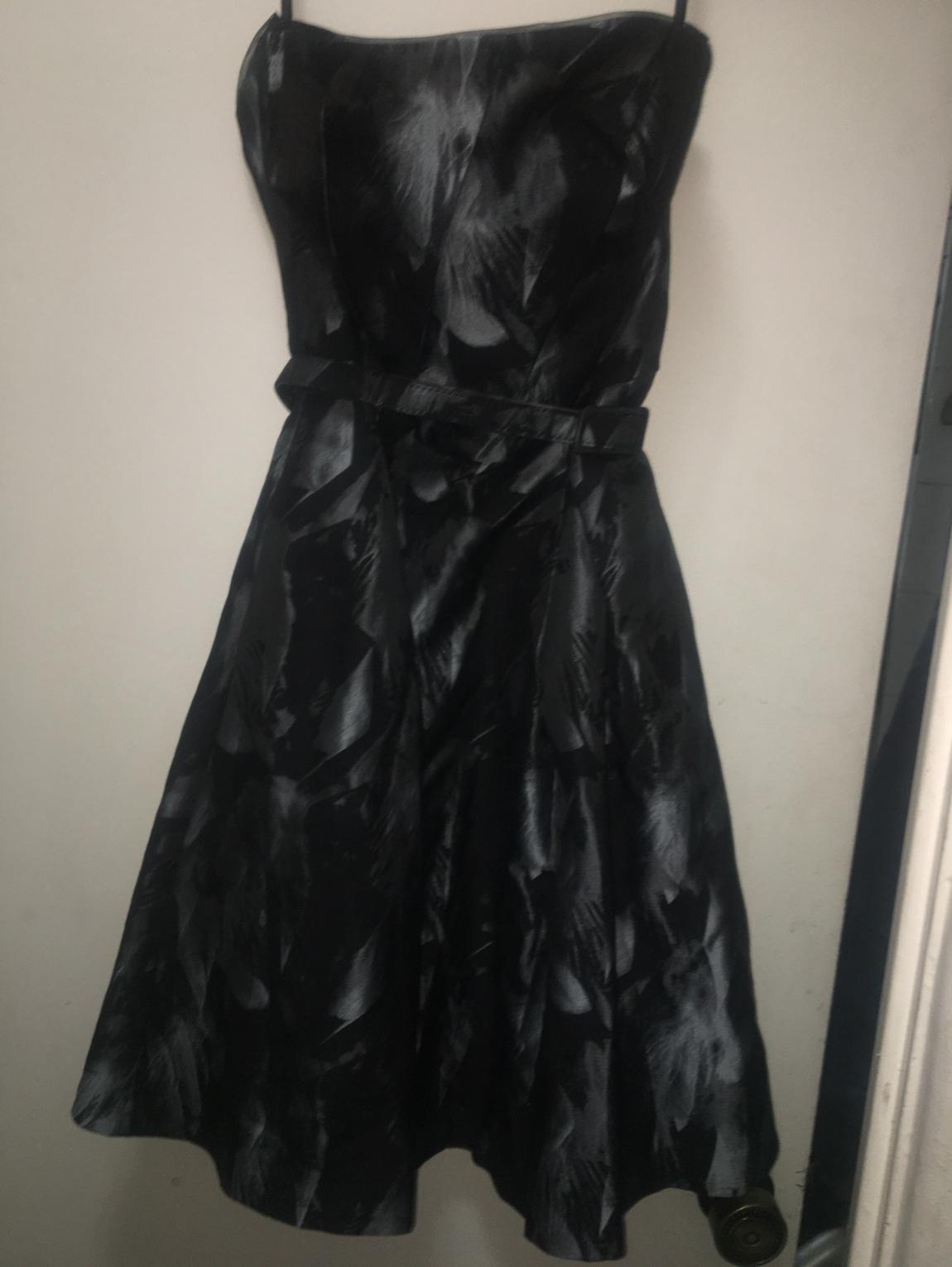 White House black market Size 6 Prom Black Ball Gown on Queenly