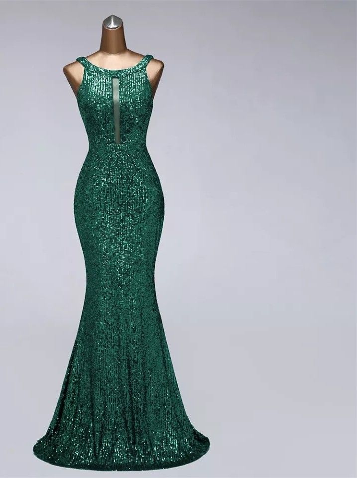 Size 10 Bridesmaid Green Mermaid Dress on Queenly