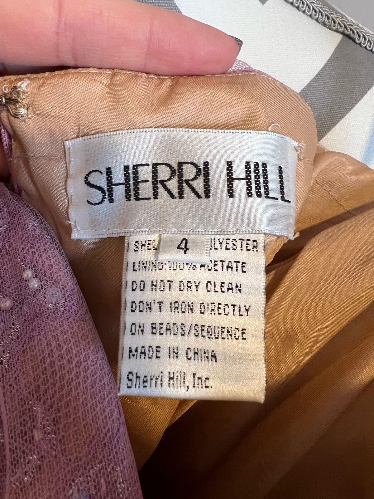 Sherri Hill Size 4 Pageant Purple Side Slit Dress on Queenly