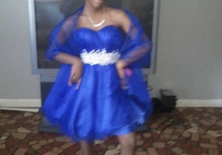Size 2 Royal Blue Ball Gown on Queenly