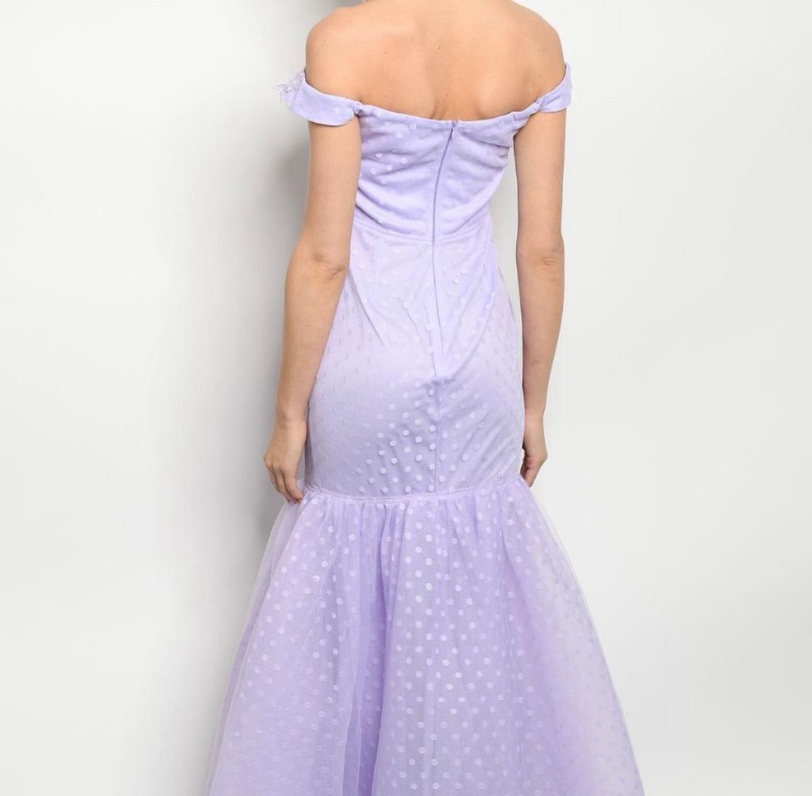 Size 12 Prom Purple Mermaid Dress on Queenly