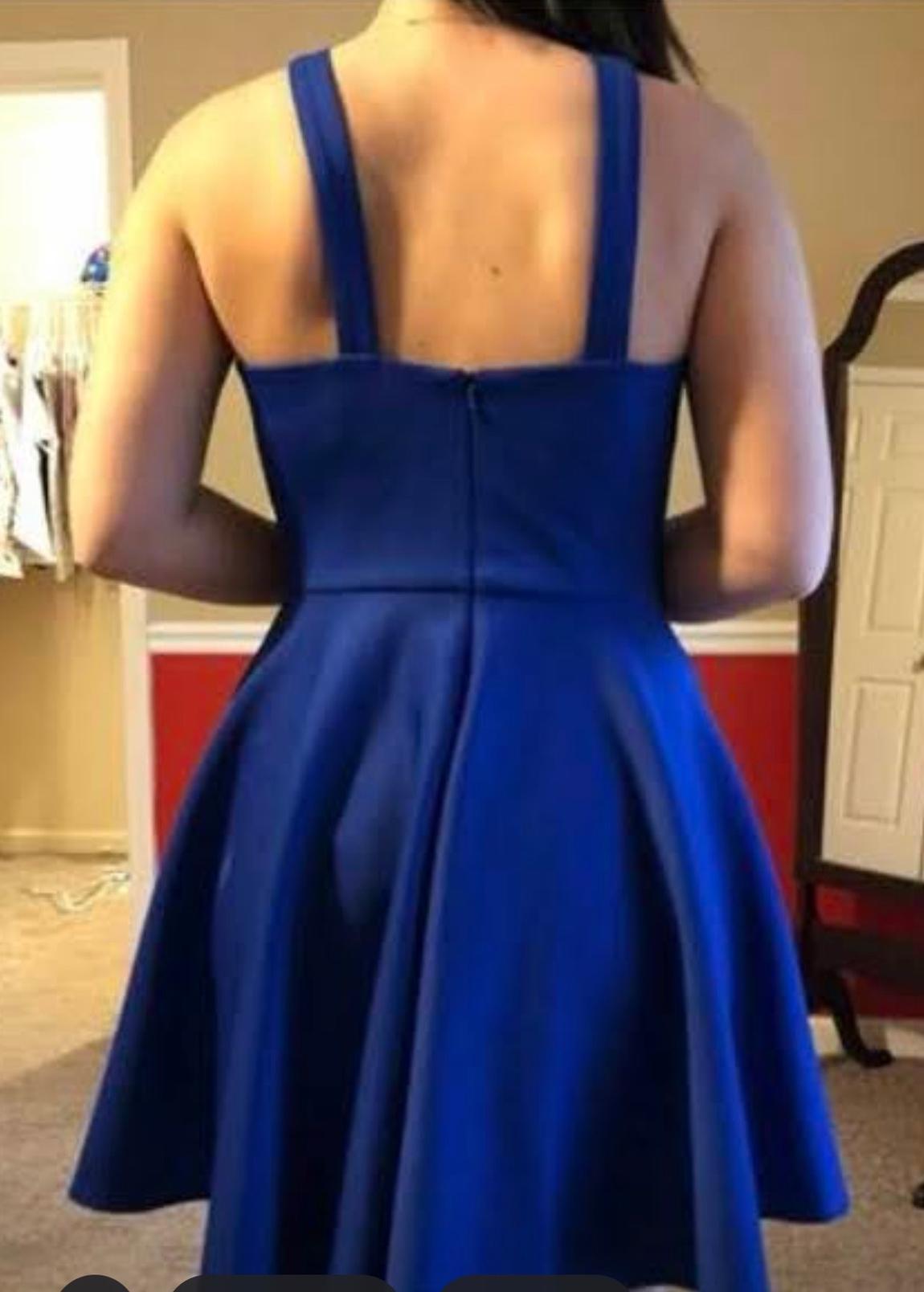 Shail K Size 6 Homecoming Royal Blue Cocktail Dress on Queenly