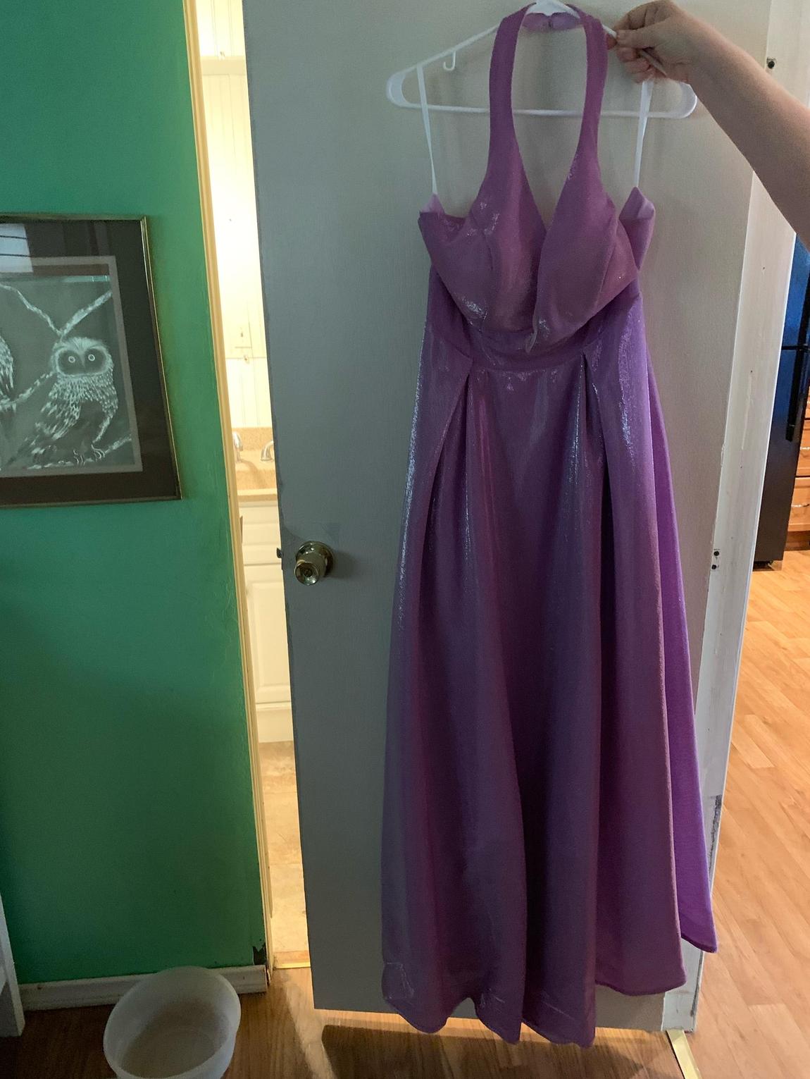 Plus Size 20 Purple Ball Gown on Queenly