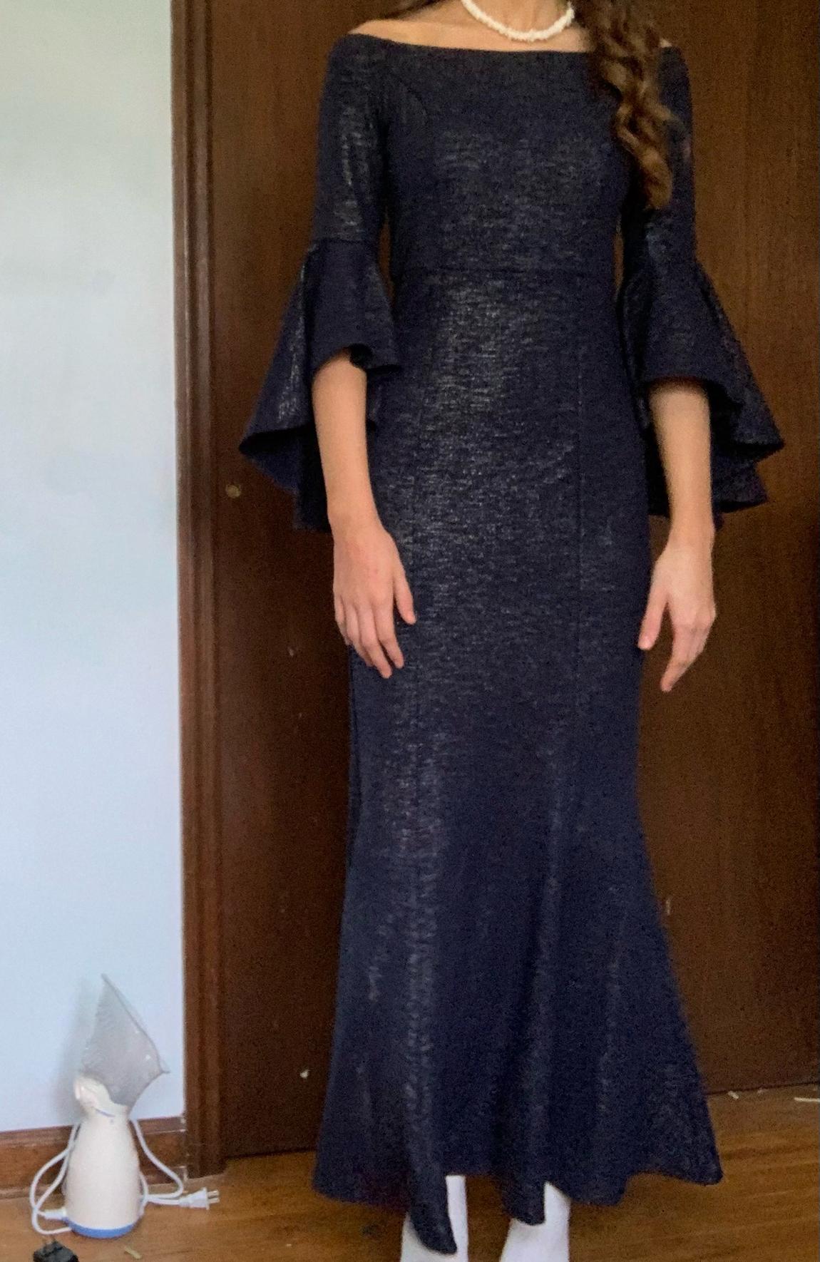 Size 2 Navy Blue Mermaid Dress on Queenly