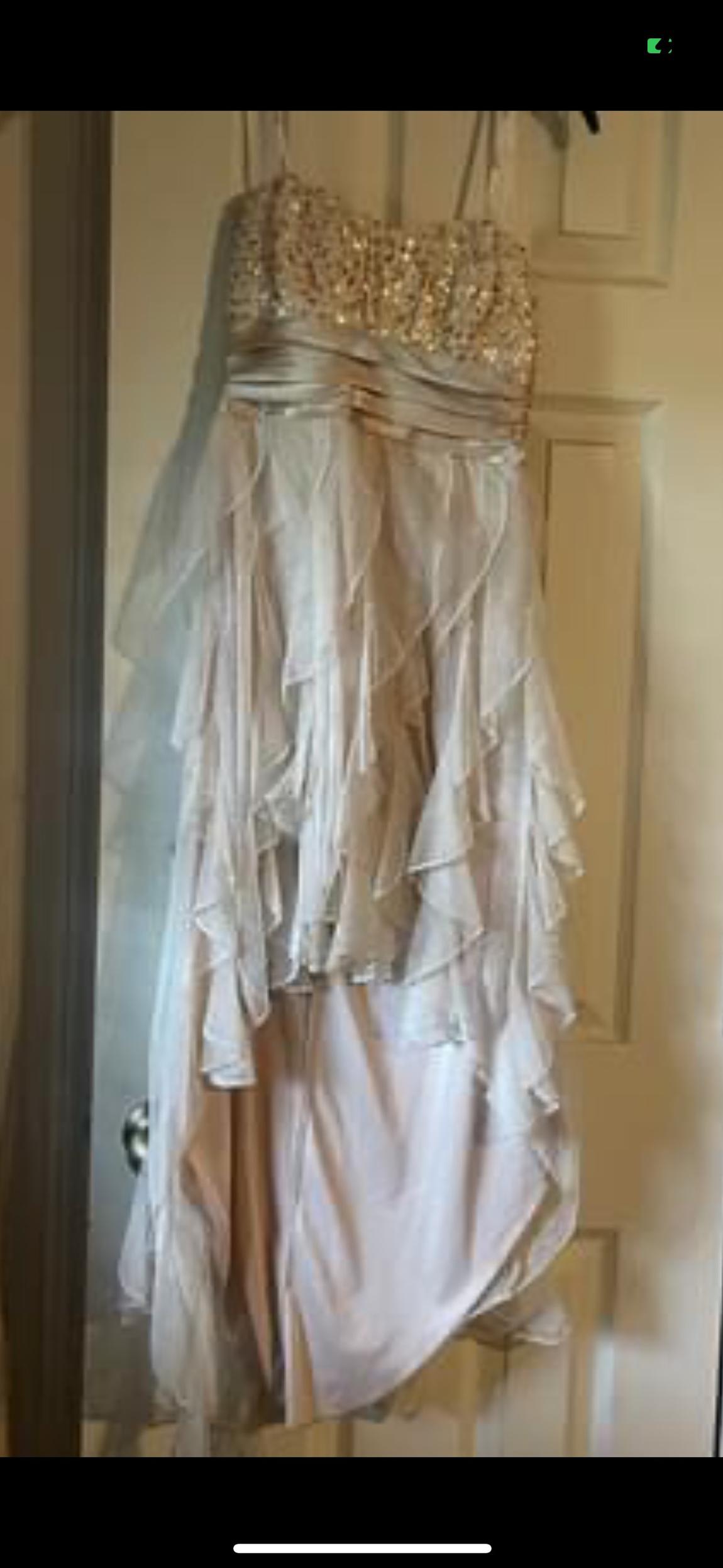 Size 4 Nude Floor Length Maxi on Queenly