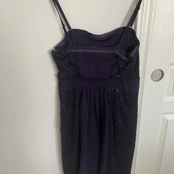 RW&CO Size 2 Strapless Lace Purple Cocktail Dress on Queenly